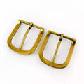 Meetee YK139 38mm Men's Retro Craft Durable Jeans Sewing Accessories Zinc Alloy Belt Pin Buckle