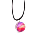 Wholesale Time Gem Jewelry Necklace Glass with PU Leather for Woman More Colors for Choice 20mm 1363629