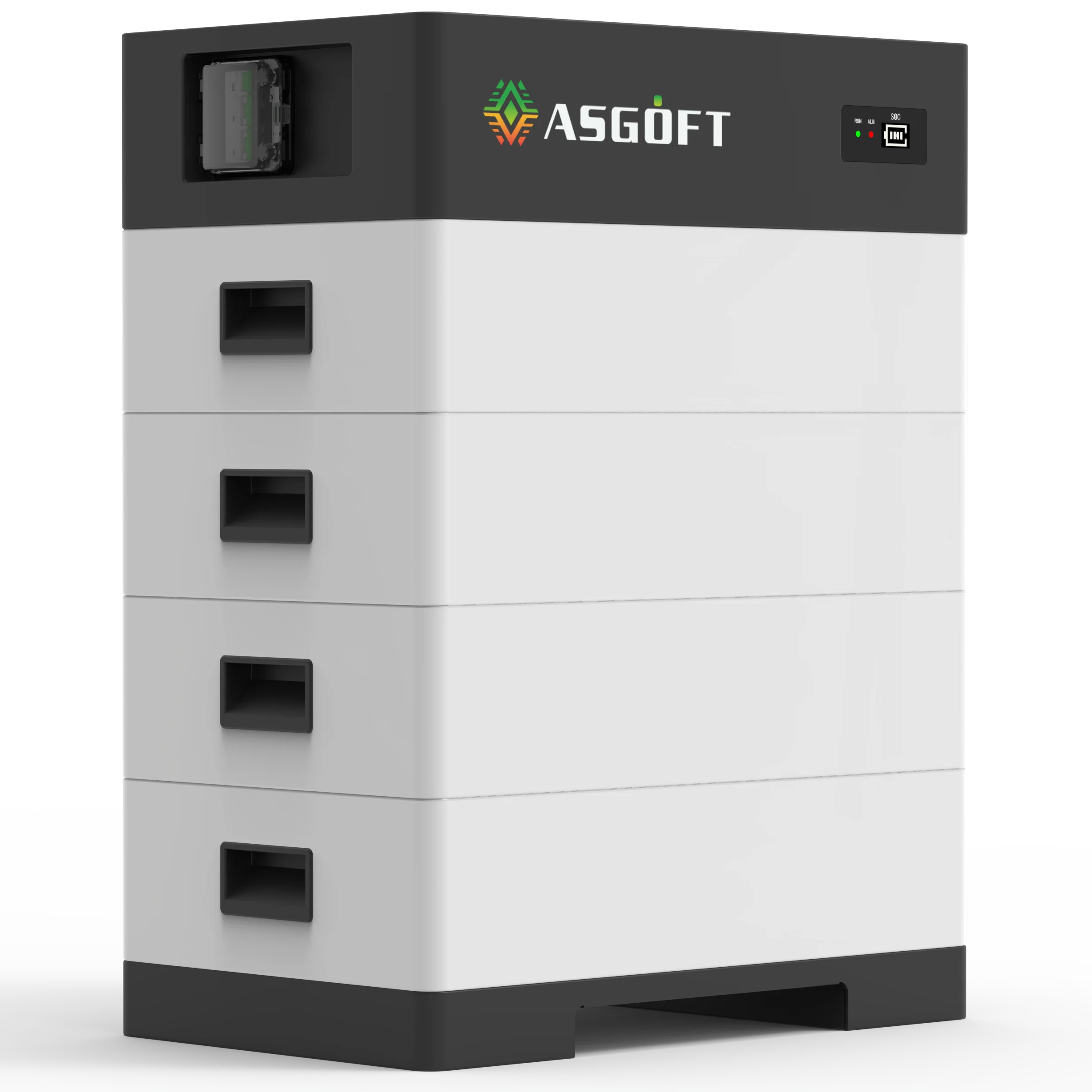 Customizable 204V 20KWH Solar Powered Backup Battery IP65 High Voltage Stackable Power with CAN Communication Port for Home Use