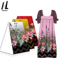 China Factory Wholesale Floral Pattern100% Poly Hawaiian Material Tribal Fabrics