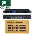 Paulkitson Professional Audio Processor CX4800 96kHz Sampling Rate DSP Audio Equipment Metal Shell
