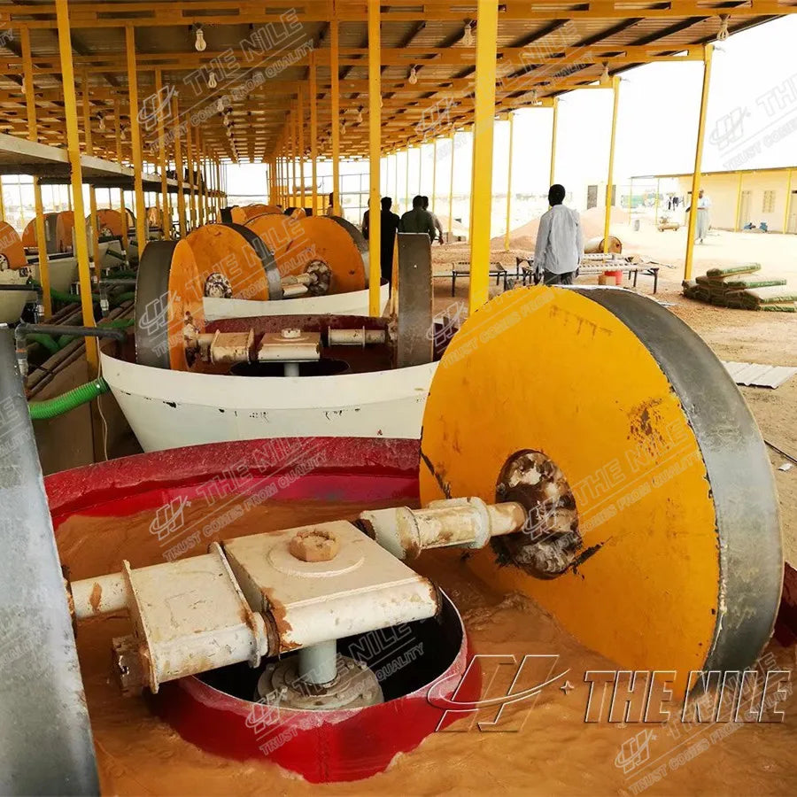 Top Quality Gold Grinding Wet Pan Mill Machine Hot Selling Wet Pan Mill From China