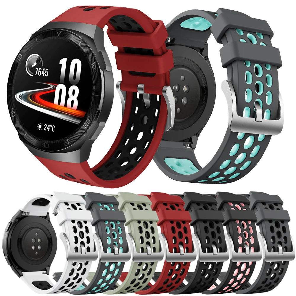 Sport Silicone Watch Strap for Huawei Watch GT 2e Original SmartWatch Band Replacement GT2e WristBand Bracelet Belt