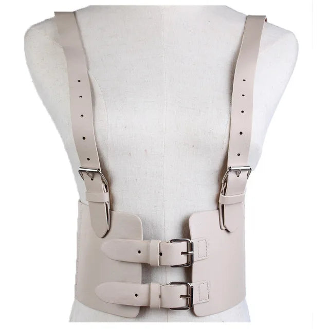 Free Buckle Woman Elastic Belt Female Simple Retro Fashion Black Suspender Belt for Adult