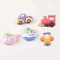 New Arrival Cute Cartoon Traffic Tool Theme Kids Dollhouse Diy Accessories Flatback Resin Cabochons