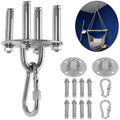 2Set Ceiling Hook Hanging Chair Punch Bag Holder Stainless Steel Swing Hammock Mounting for Sling Trainer Yoga Towel Awning Seat