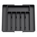 Hot Sale Expandable Utensil Tray Adjustable Compact Silverware Storage Tray Expandable Drawer Cutlery Storage Trays