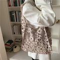Summer Casual Large Capacity Handbag Lace Crochet Craft Bucket Bag Versatile Hollow Out Shoulder Bag