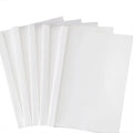 Transparent Tender Book Cover Free Punching Plastic Cover Folder White Cardboard Hot Melt Book Cover for Book Binding
