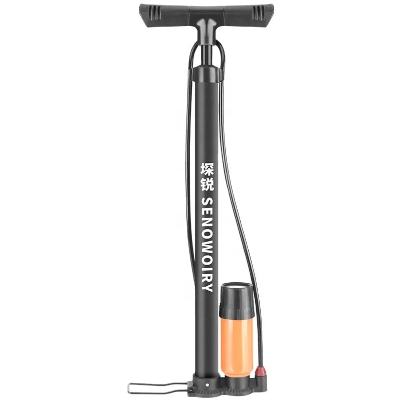 2021 Aluminum Alloy Mini Portable Bicycle Pump New Design Air Inflator Tire for Mountain Bike Bike Accessory