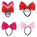 Cute Glitter Bowknot Kid's Headband Children's Performance Crazy Animal Hair Accessory Parties Promotional Party Supplies