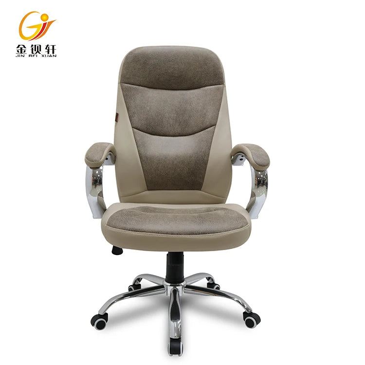 Foshan Longjiang Furniture's Ergonomic Manager Gaming Chair Hot Selling Swivel Office Chair Adjustable Height Synthetic Leather