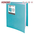 Logo A4 Aqua Binder Clear Plastic Sleeves Large Size 24-Pocket 48-Page Bound Presentation Book Displaying Bag