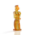 Artist Limited High Quality Crystal Glass Bohemian Handmade Engraved Female Human Body Figurine Girls Statue European Creative