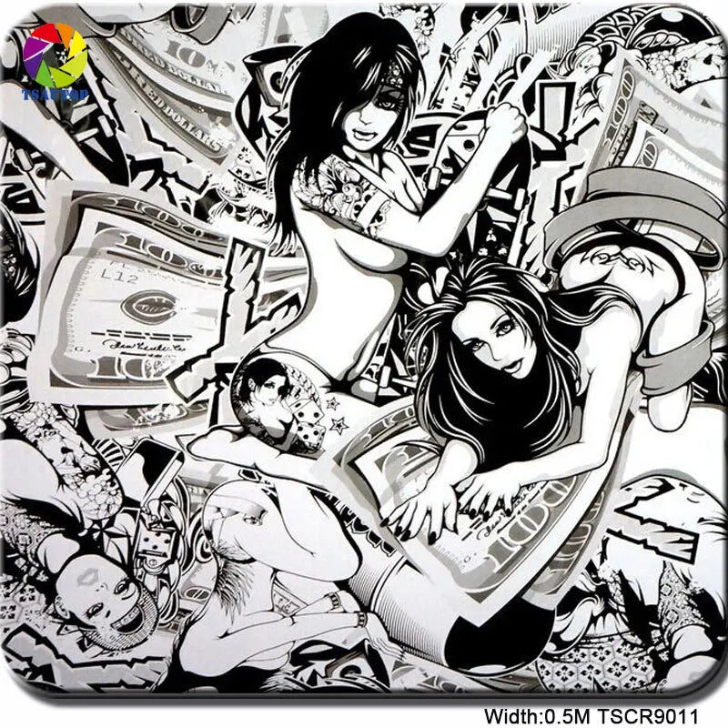 TSAUTOP PVA Water Transfer Cartoon Hydro Dip Film