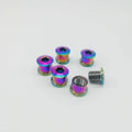 Chainrings Bolts CNC Machined Crankset MTB BMX Bikes Customized Parts Aluminum M8x0.75mm Wire EDM Broaching Stainless Steel
