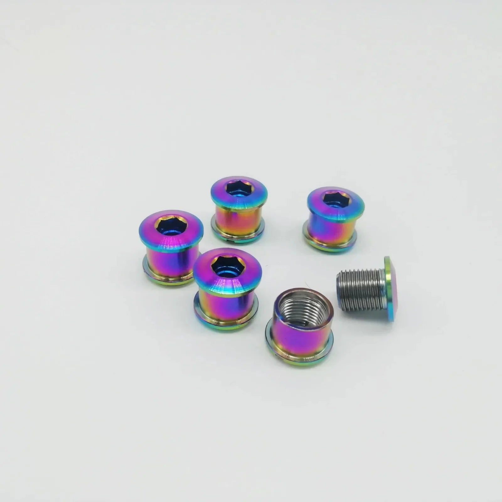 Chainrings Bolts CNC Machined Crankset MTB BMX Bikes Customized Parts Aluminum M8x0.75mm Wire EDM Broaching Stainless Steel
