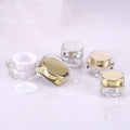 5g 10g High Grade Plastic square Shape Cosmetics Eye Facial Cream Empty Acrylic Jar