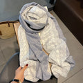 Wholesale 2025 Latest Women's Adhesive Headband Luxury Brand Designer Printed Autumn and Winter Warm Long Women's Scarves Custom