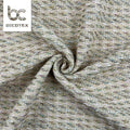 Wholesale Luxury Design Colorful Metallic Wool Tweed Woven Fabric for Suit Coats