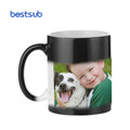 Wholesale Custom Sublimation Blanks 11oz Orange Ceramic Changing Color Coffee Mugs