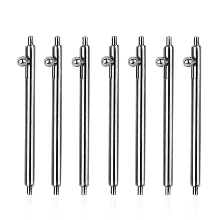 Stainless Steel Quick Release Spring Bar Silver Metal Watchband Repair Tool 12mm-24mm Strap Link Pin Accessories