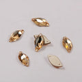 YANRUO 3254 Golden Shadow  Rhinestones Crystal Sew on Stones for Sewing Dresses