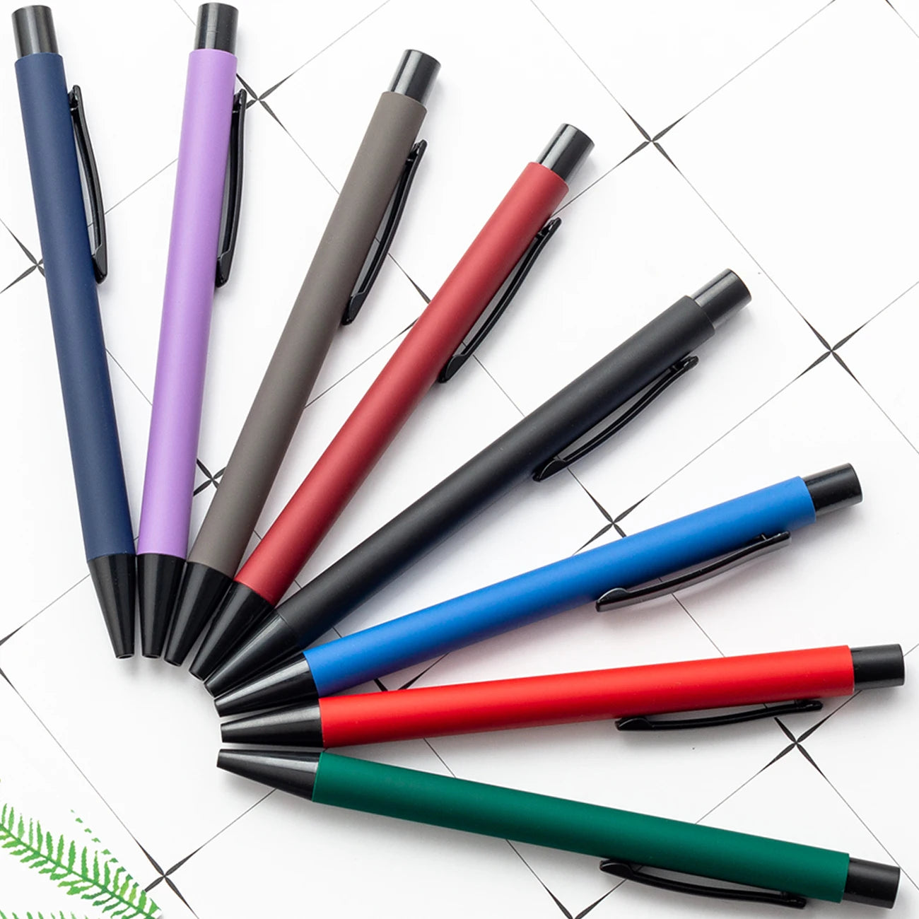 2025 New Hot Selling Custom Logo Hotel Ball Pen Black Metal Finish 1.0mm Writing Width Blue Black Ink Matte Finish YOUJIN Laser