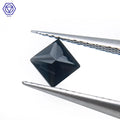 Rarity 1.5mm to 7mm Square Cut Black Color Zircon Stone Synthetic CZ Princess Cut Loose Cubic Zirconia