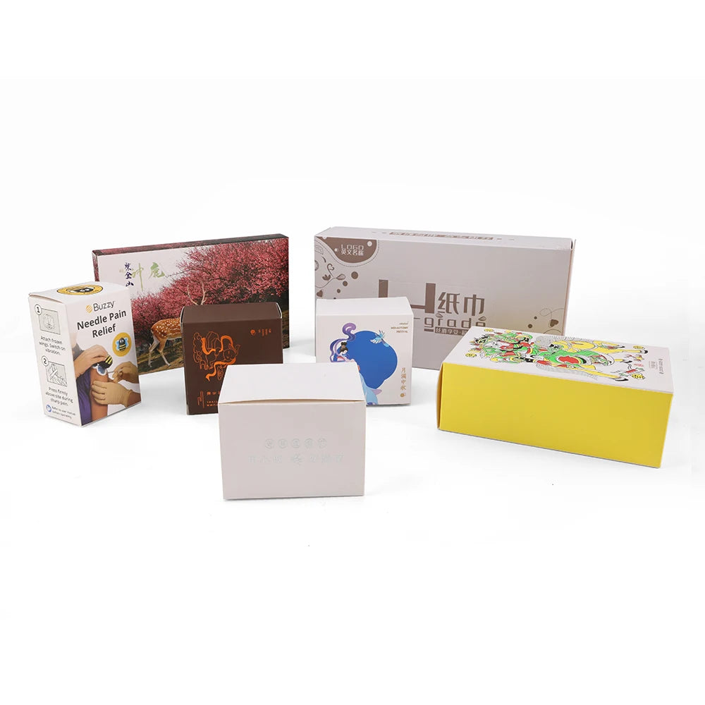 Factory Custom Luxury Matt Lamination White Cardboard Beauty Lipstick Face Cream Cosmetic Skincare Paper Packaging Box Printing