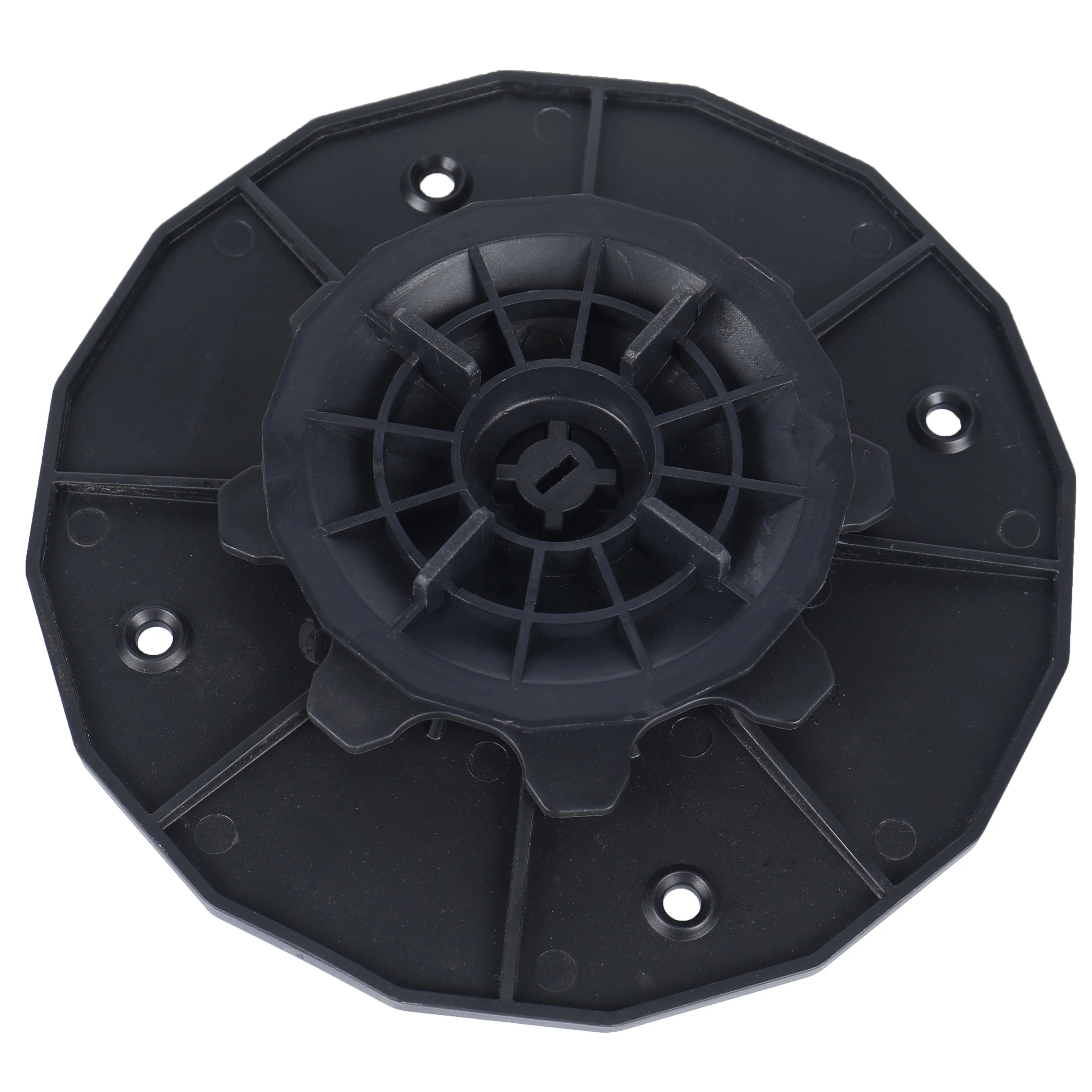 Self Leveling Plastic Adjustable Screwjack Tile Pedestals Terrace Roof Floor Pedestal with Rubber Shim XF-T201D-2 30-45 mm