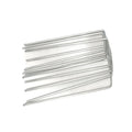 6" Garden Stakes Pins Landscape Staples 11Ga Tent Stakes  Galvanized Steel Metal Yard Stakes Ground Lawn Staples