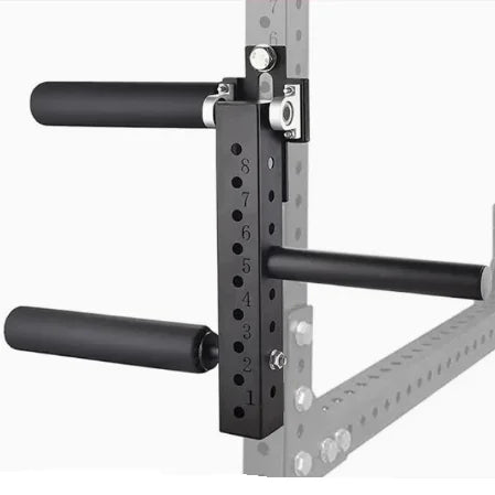 NEW Leg Curl and Extension Attachment for Squat Rack - Heavy Duty Adjustable Home Gym & Commercial Fitness Equipment