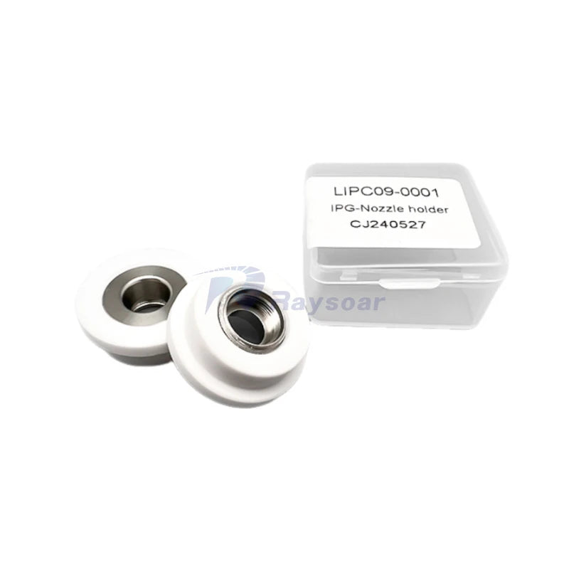 Raysoar D28.6 H10 Laser Ceramic Ring Laser Equipment Parts Fiber Nozzle Holder for IPG Laser Cutting Head