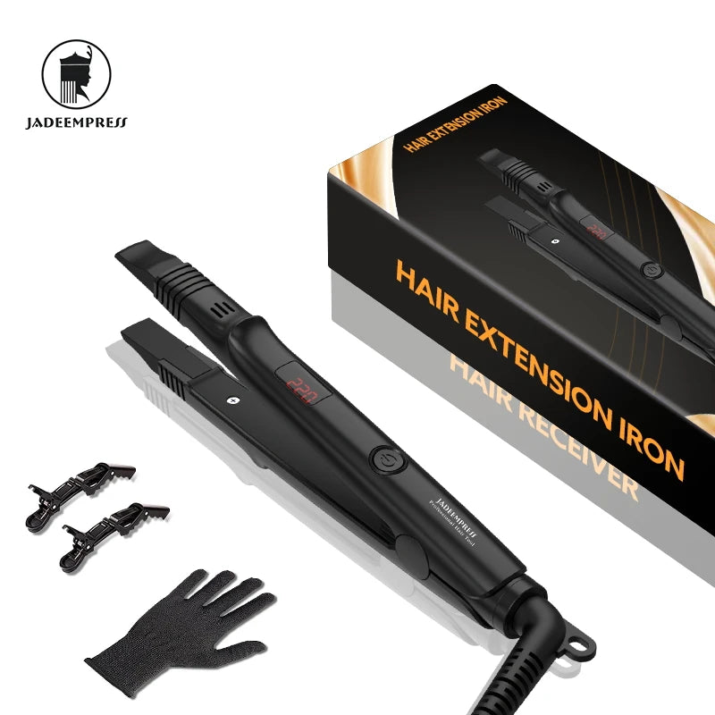 Professional Hair Connector Iron Wand Melting Temperature Control Hair Connector Heat Iron Wand Melting Hair Extension Tool Iron
