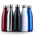 304 Double-layer Stainless Steel Sports Bottle 500ML/750ML Vacuum Insulated Bottle Flask Travel Tumbler Bottle