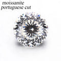 Hot Sale Special Jewelry Stone Moissanite Cutting Round Shape Portuguese Cut DEF VVS Moissanite Diamond
