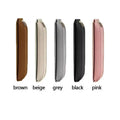 Pu Leather Pen Holder Zippered Pencil Sleeve Fountain Pen Case With Elastic Bands for Office Notebook Planner Journal Notepads