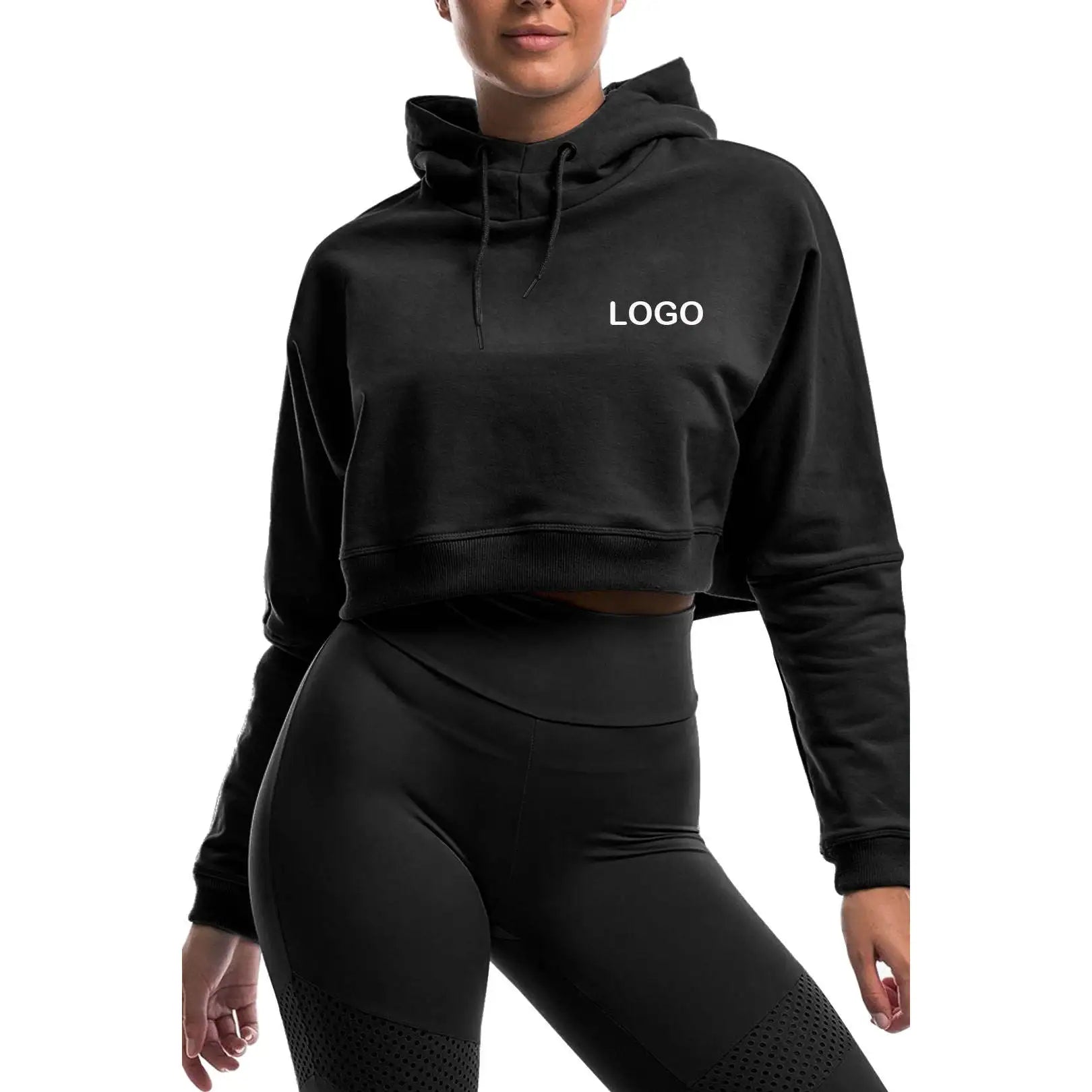 2023 New Arrival Winter Printed Embroidered Terry Casual Women's Pullover Hoodie Sweatshirt Eco-Friendly