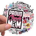 50 Pcs  DIY Decorations Cheerleading Sticker Pack Cheer Mom Cheerleading Gifts Team Spirit Cheer Accessories