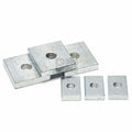 M3 M4 M5 M6 M8 Zinc-Plated Iron Steel Thin Rectangular Nuts Slider Block Square Nut for Aluminum Profile Accessory Hardware