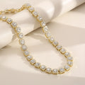 Europe and United States New Lovers Hip-Hop Rock Candy Necklace Multi-Size Fashion Chains Accessory Cross-Border Jewelry