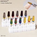 OEM 5 in 1 Steel Nail Drill Bit Nail Polishing Cuticle Drill Bit XF F M Manicure Pedicure Nail Dril Bit Tool