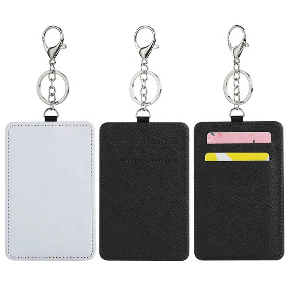 Personalized PU Leather Storage Box for ID/ Business Card Sublimation Accessory with Protective Features