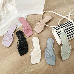 New Casual Flat Flip Flops for Women's Sandals and slippers C37