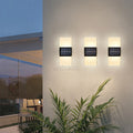 LED Porch Patio Door Entryway Sconce Exterior Fixture Wall Lamp Landscape Lighting Modern Outdoor Solar Wall Light
