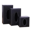 Rectangle Leather Tissue Box Cover Magnetic Bottom Modern Facial Tissue Holder for House Office Hotel or Bathroom KTV