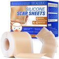 HUALIJIA Wholesale Acne Scar Removal Strips Products 1.6" X 120" Roll Silicon Scar Tape for Old Keloid Scar Remove