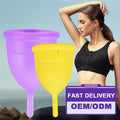 Furuize OEM High Quality Low Price Medical Grade Silicone Women Reusable Menstrual Cup Eco Friendly Period Cup