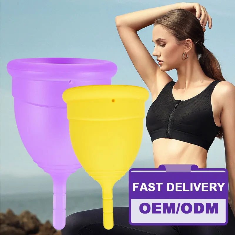 Furuize OEM High Quality Low Price Medical Grade Silicone Women Reusable Menstrual Cup Eco Friendly Period Cup